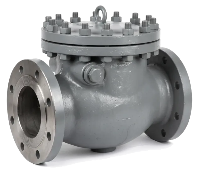 Cast steel swing check valve