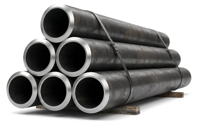 Bundle of seamless steel pipes